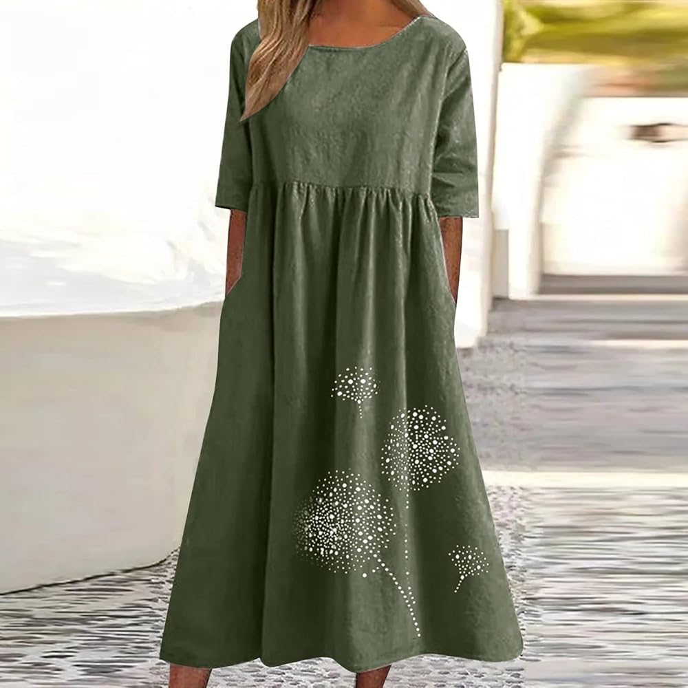 Amazon.com: Generic Vintage Dress for Women Cotton Dresses