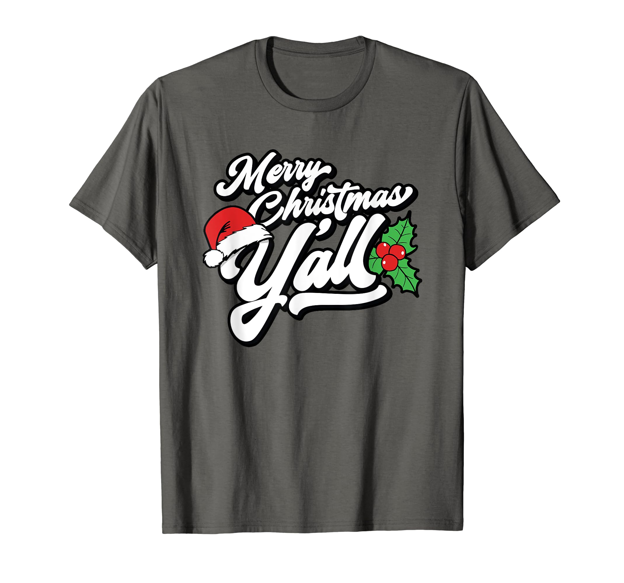 Giant Step Design Co.Merry Christmas, Y'all Funny Country Southern Holiday T-Shirt