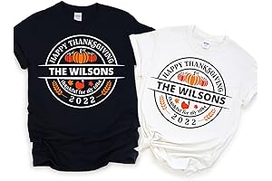 Personalized Pumpkin T-shirts: A Family Thanksgiving Tradition