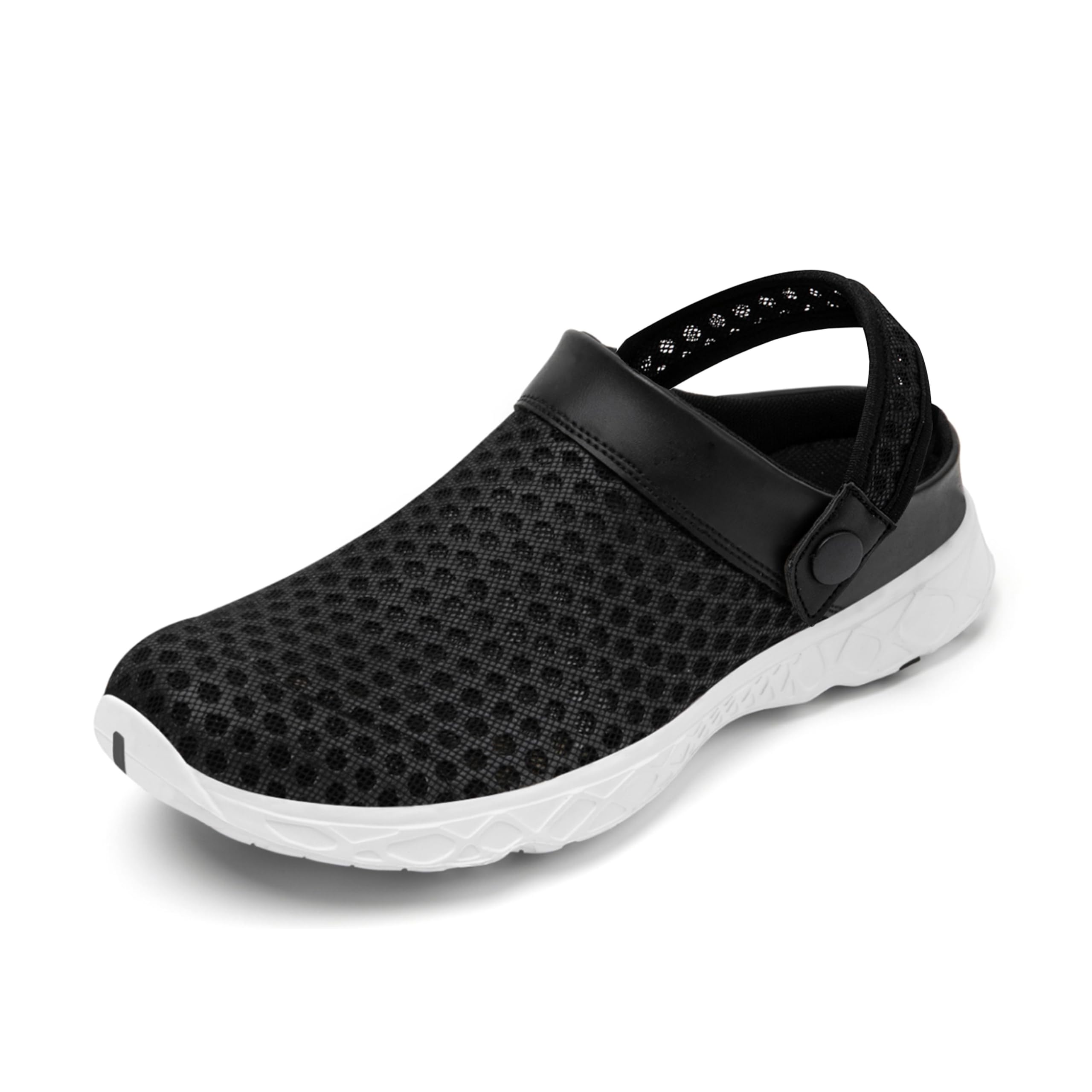 SAGUARO Sommer Clogs Herren Gartenschuhe Damen Hausschuhe Leicht Pantolette rutschfest Badelatschen Sandalen Gr.36-48