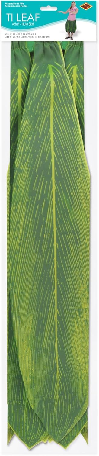 Ti Leaf Hula Skirt - Image 5