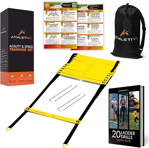 Juego de equipos de entrenamiento de agilidad para entrenamiento profesional, adultos, jóvenes y niños. Juego de entrenamiento de fútbol y fútbol