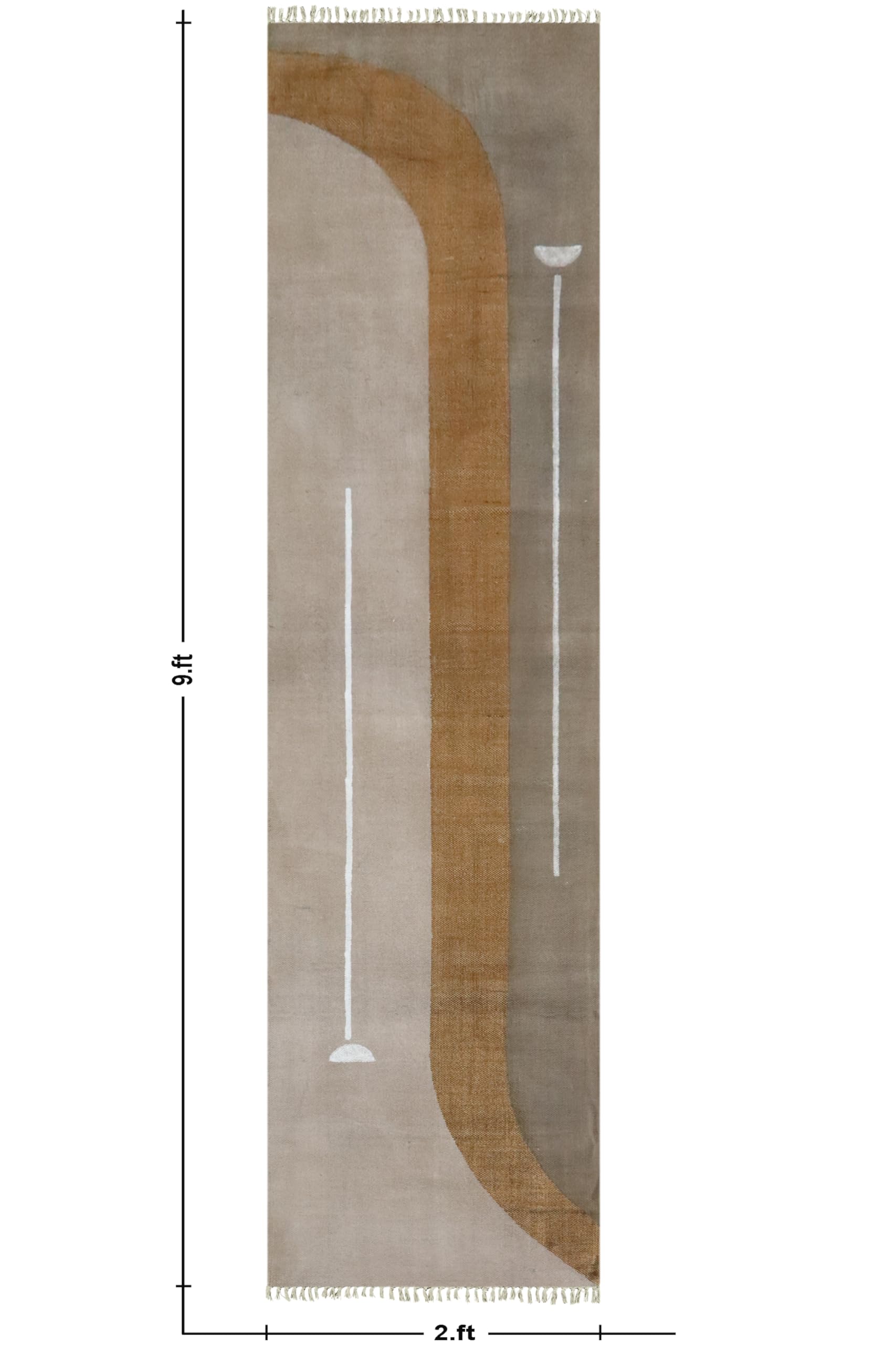 Tapis en coton lavable facile à nettoyer pour salle à manger et entrée
