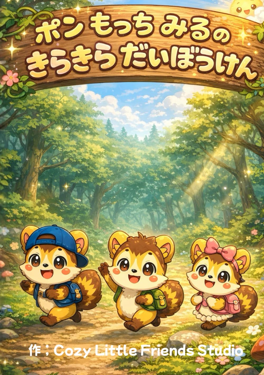 ポン、もっち、みるの　キラキラだいぼうけん