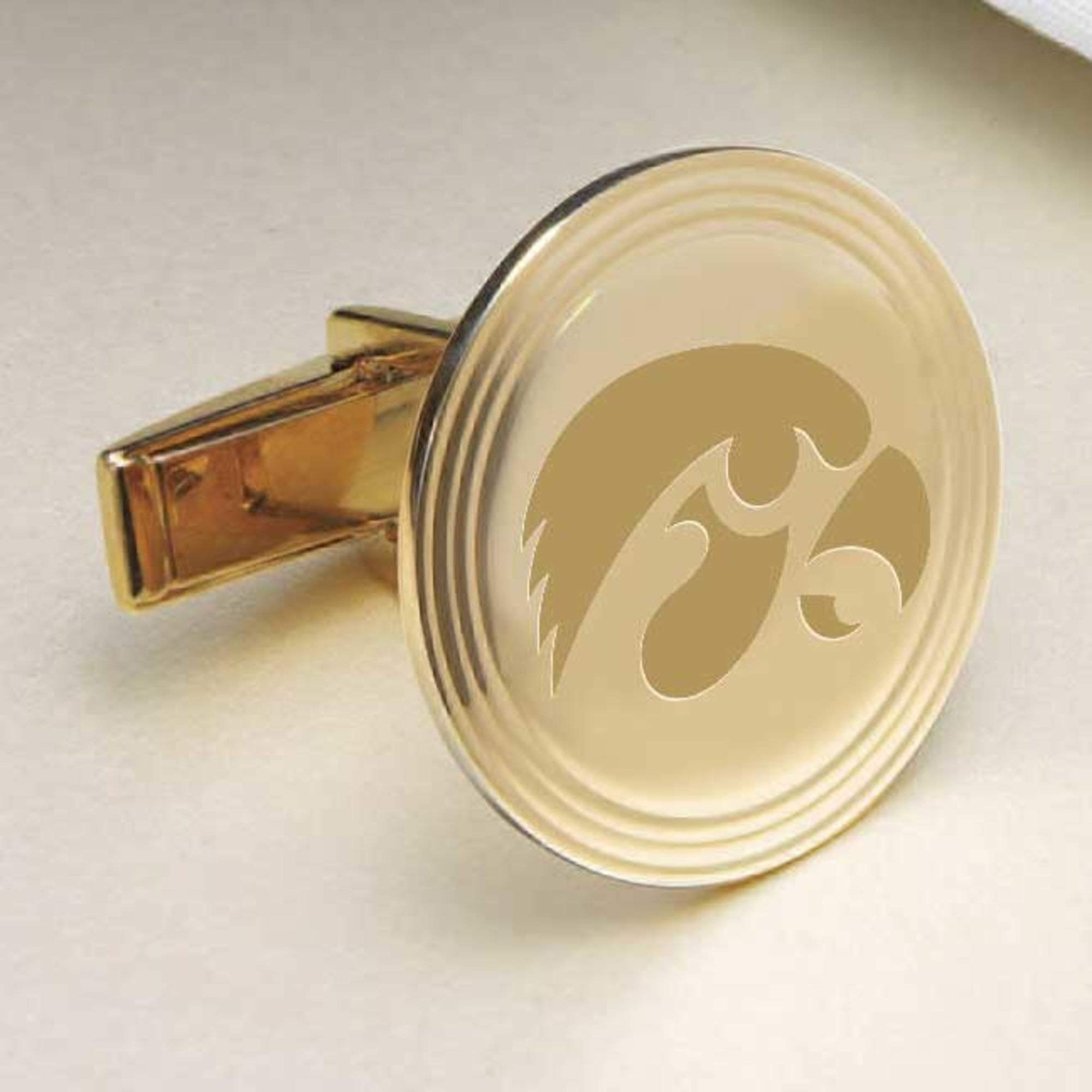 University of Iowa 14K Gold Cufflinks