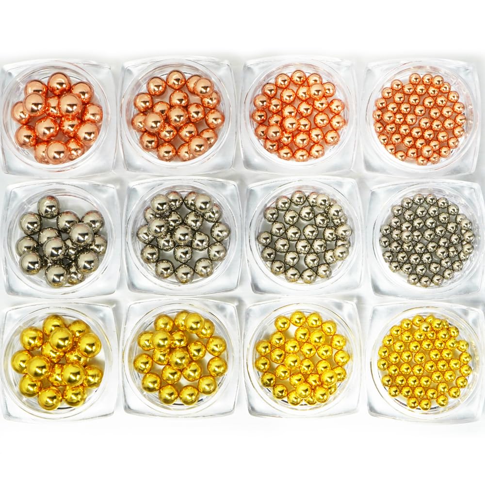 Amazon.co.jp: 球体 メタルボール 4サイズ 3カラー ブリオン 3mm 4mm 