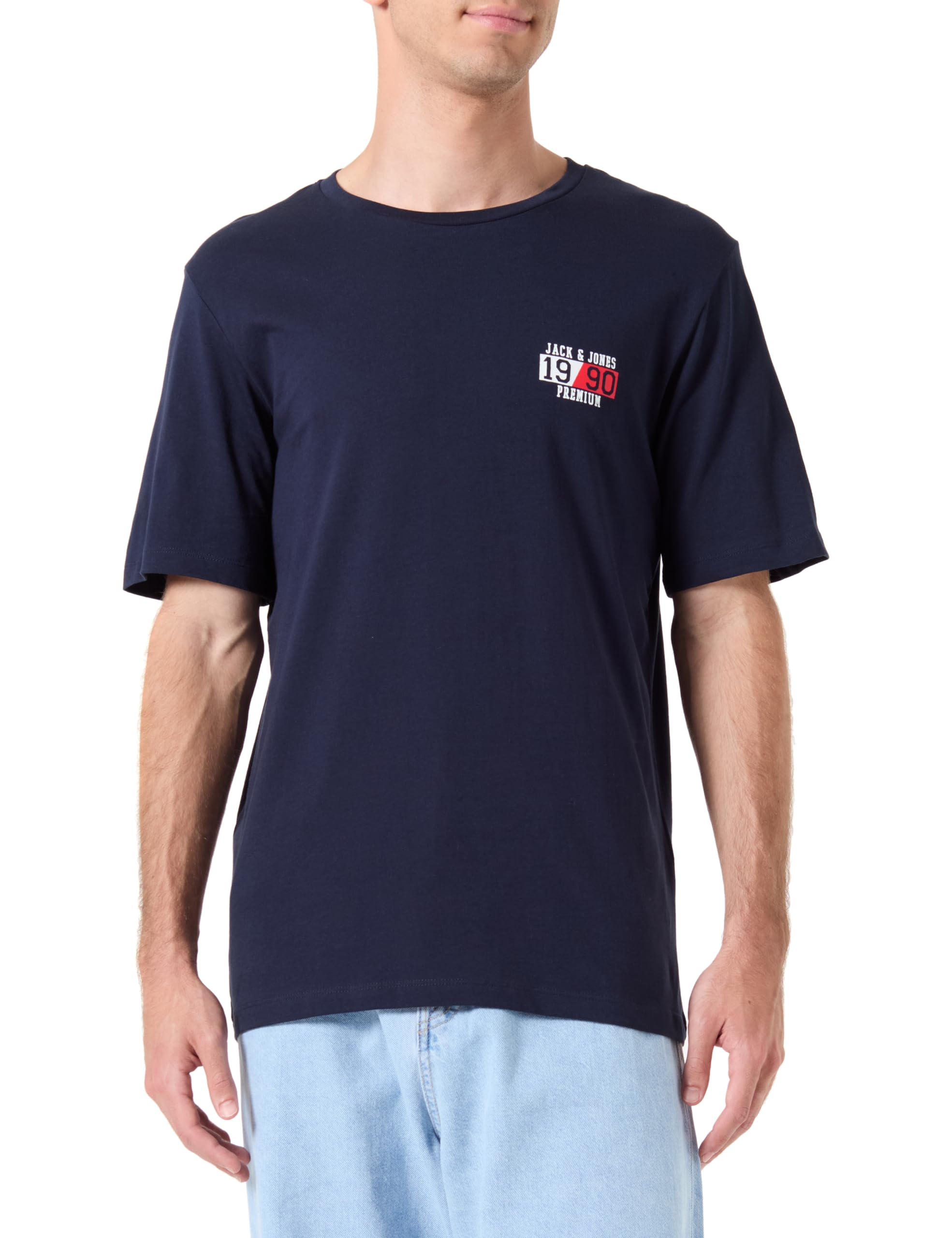 Jack & Jones Men's Blazer Navy T-Shirt, M