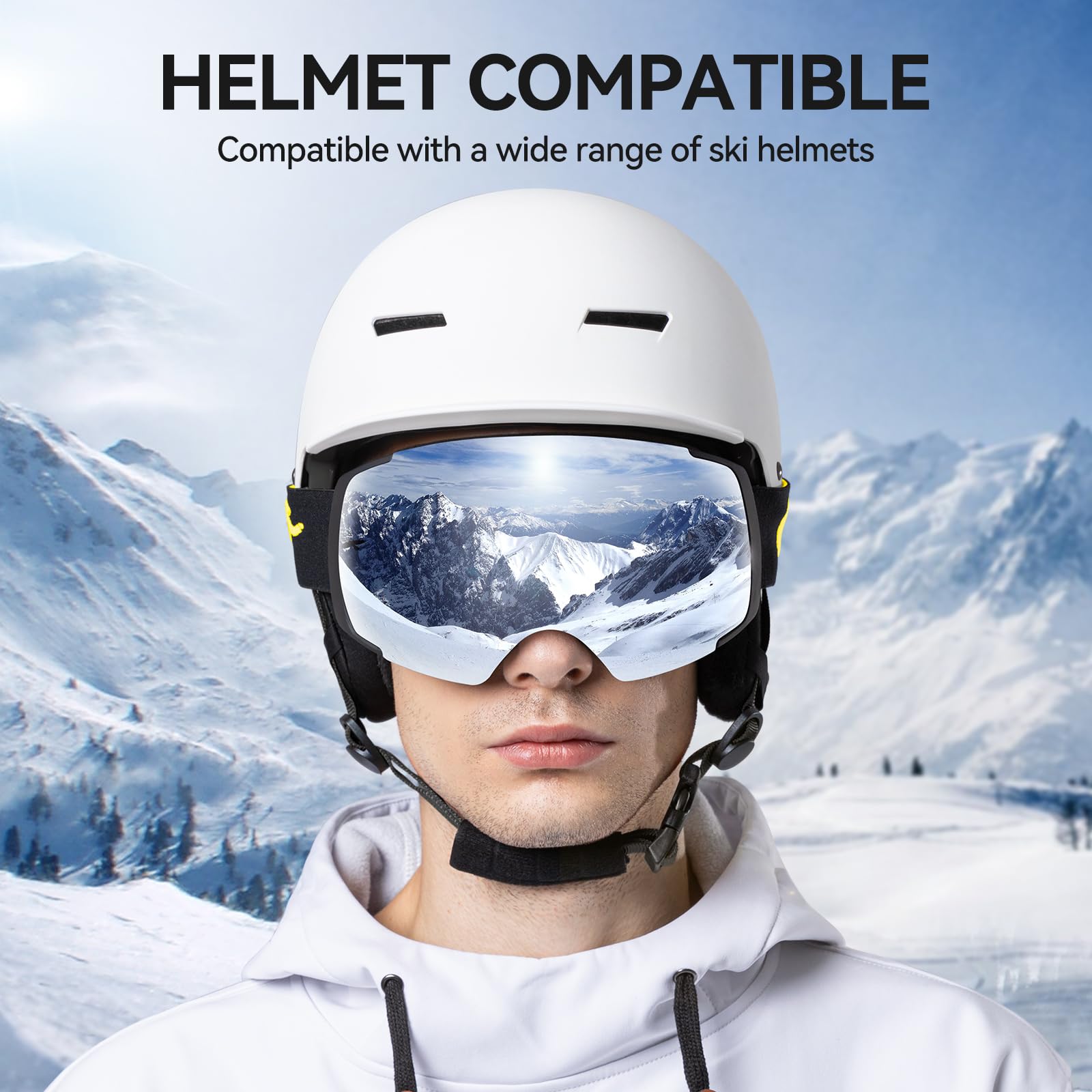 スノーボードゴーグル FIRN URANUS スノーゴーグル ブルー CABANA BLUE JP891001-BU