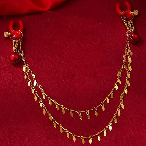 Miniatura 3 de Jesakmie Vibradores de abrazadera de pezón de 10 modos, pinzas para el pecho, estimulador eléctrico de pezón con control remoto, juguetes para