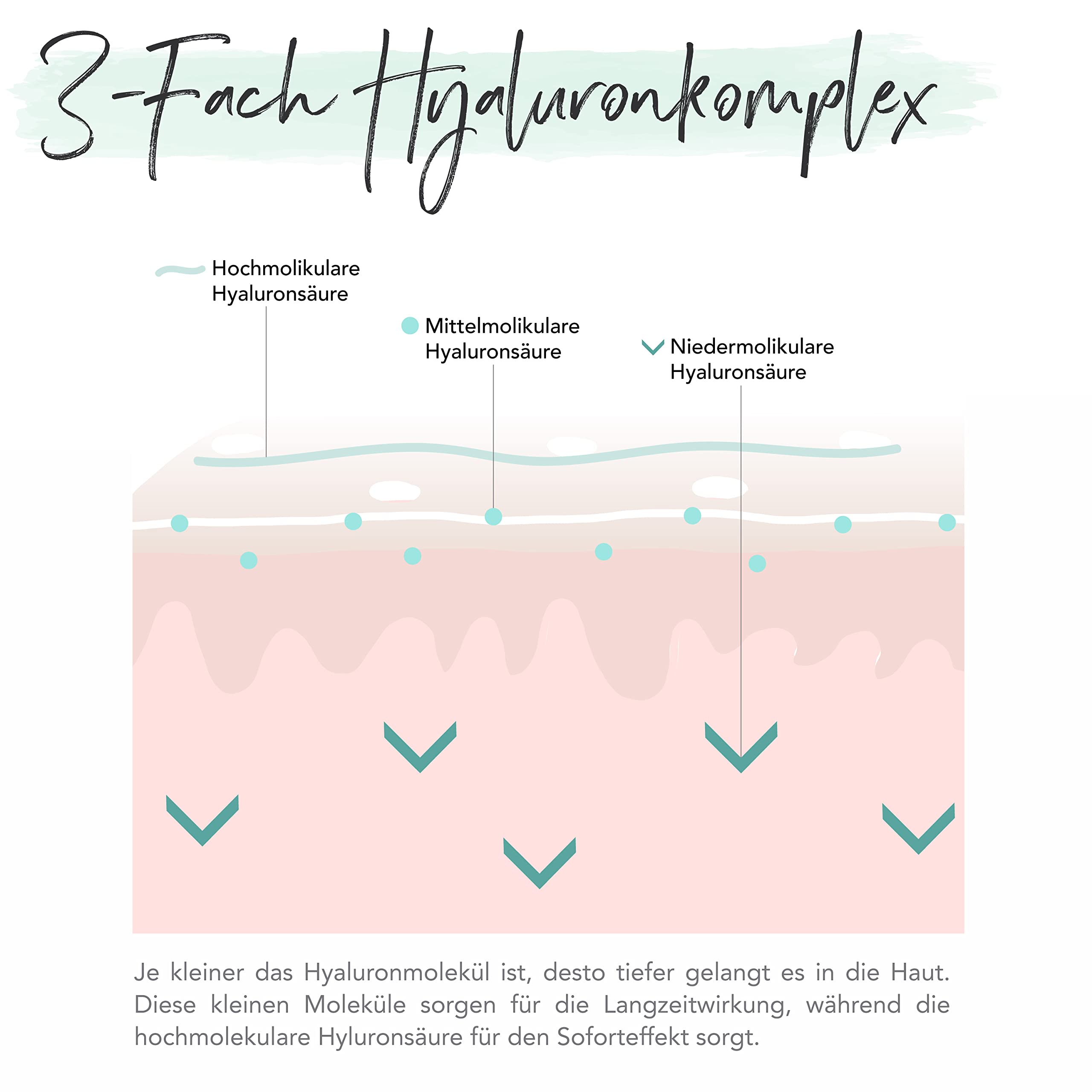 Hyaluron Serum FACES OF FEY für Microneedling & Dermaroller - Deep Hydrating Serum - hochkonzentriertes Hyaluronserum mit 9-fach Feuchtigkeitskomplex - Veganes Feuchtigkeitsserum - 50ml