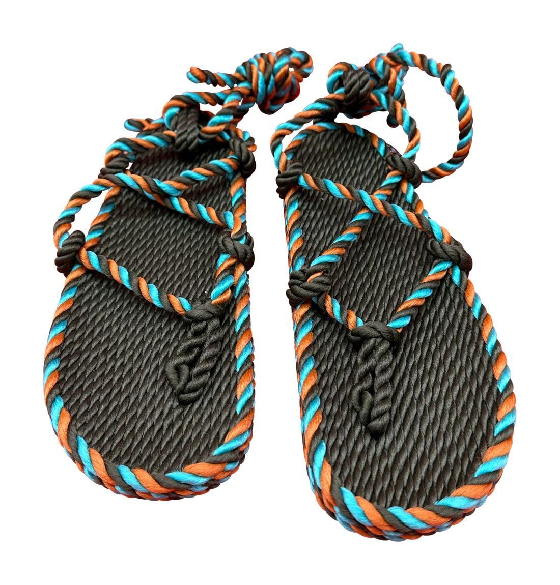 Nomadic State of MindRope Sandals, Romano Sandal For Men and Women, Unisex, Handmade Shoes, Straw Sandals