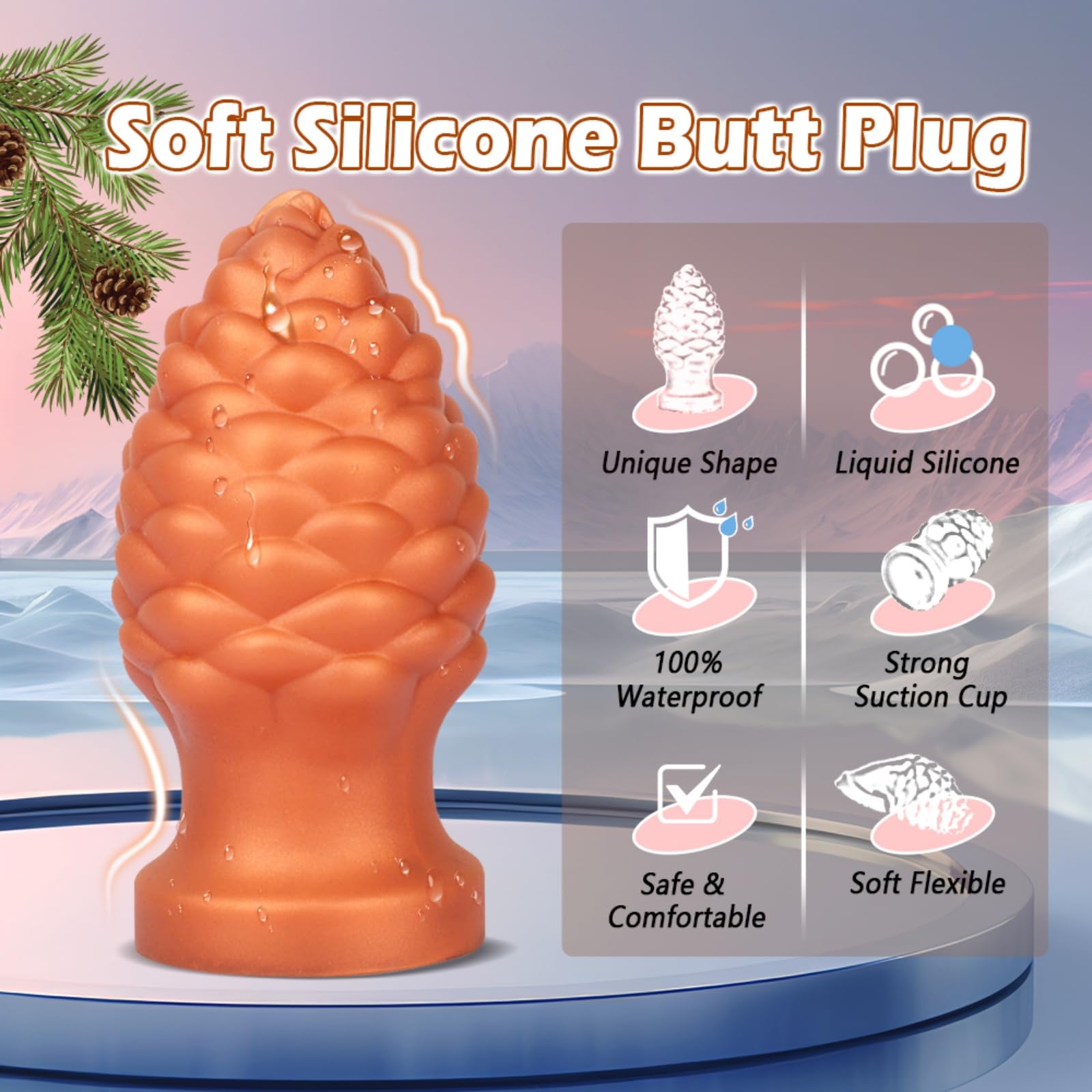 Amazon.com: 5 Inch Pinecone Anal Plug Anal Toys Butt Plug Anal Dildo Sex Toys Anal Training Premium Silicone Dildo Prostate Massager Buttplug, Womens Sex Toys Sex Toys for Men : Health & Amazon.com: 5 Inch Pinecone Anal Plug Anal Toys Butt Plug Anal Dildo Sex Toys Anal Training Premium Silicone Dildo Prostate Massager Buttplug, Womens Sex Toys Sex Toys for Men : Health &