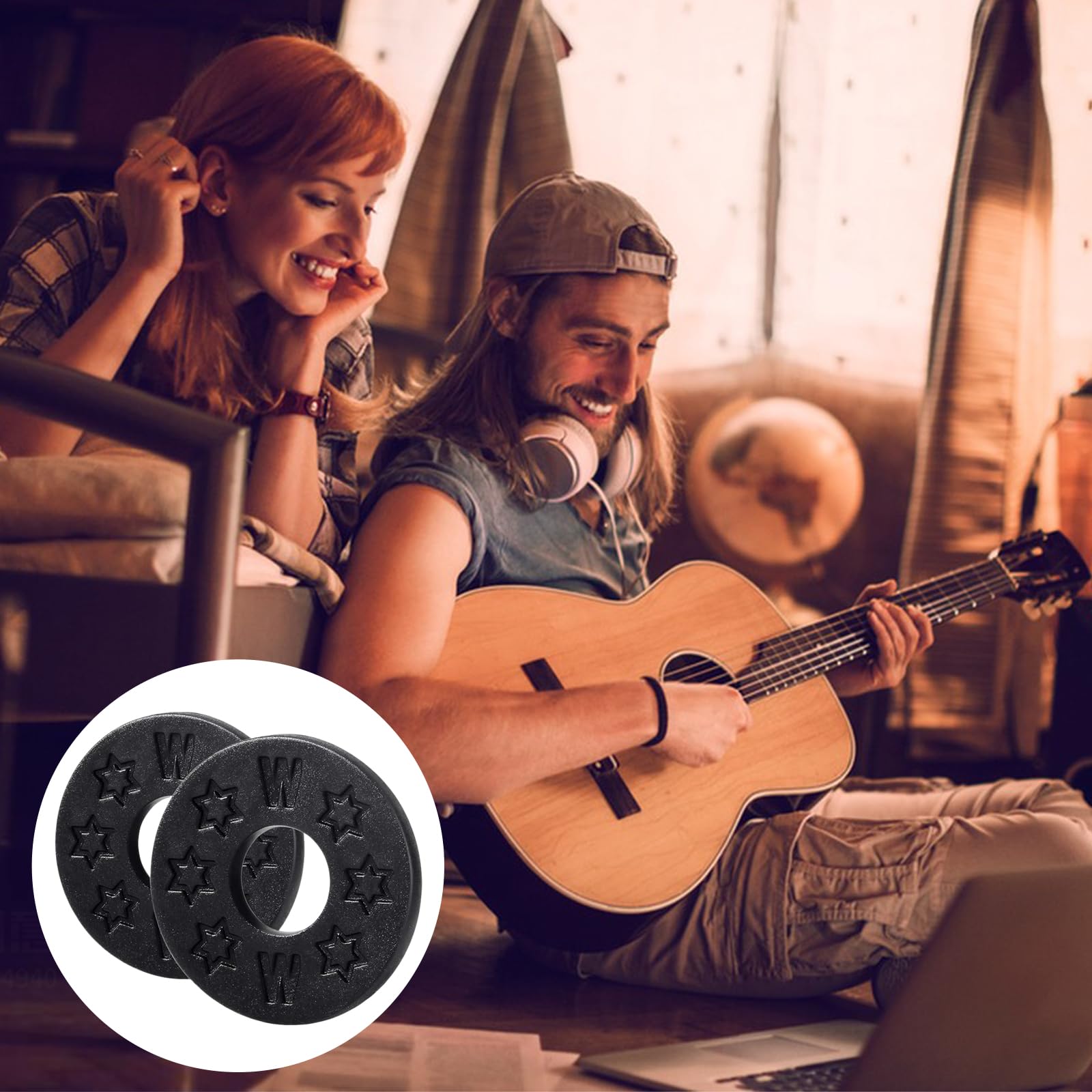 Set Di Bloccaggi Per Tracolla Per Chitarra Con Viti E Rondelle Gold 93391236 - Foto 11