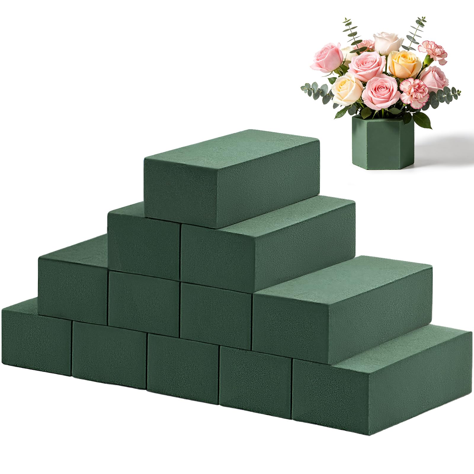 Tunnkit 12 Pack Wet and Dry Floral Foam Bricks