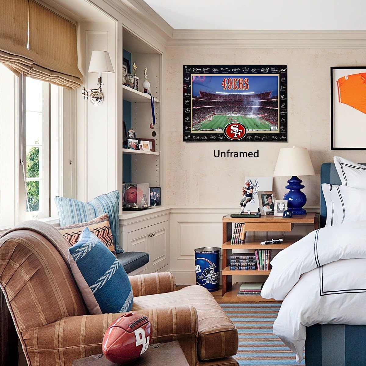 BILVAZOG Rugby 49ers Poster For Fans Kids Birthday Party Gitfs-Football 2025 Signature Court Posters-Canvas Prints Picture For Boy Bedroom Decor - Image 3