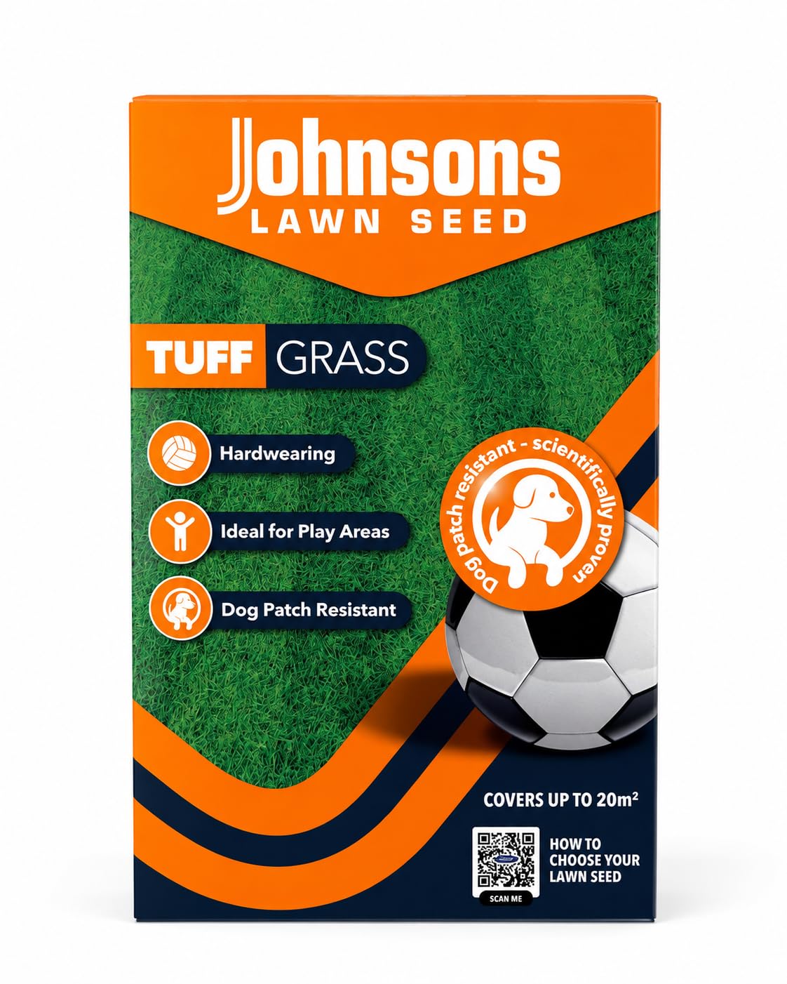 Johnsons Tuffgrass Grass Seed - Lawn Seed (425G)
