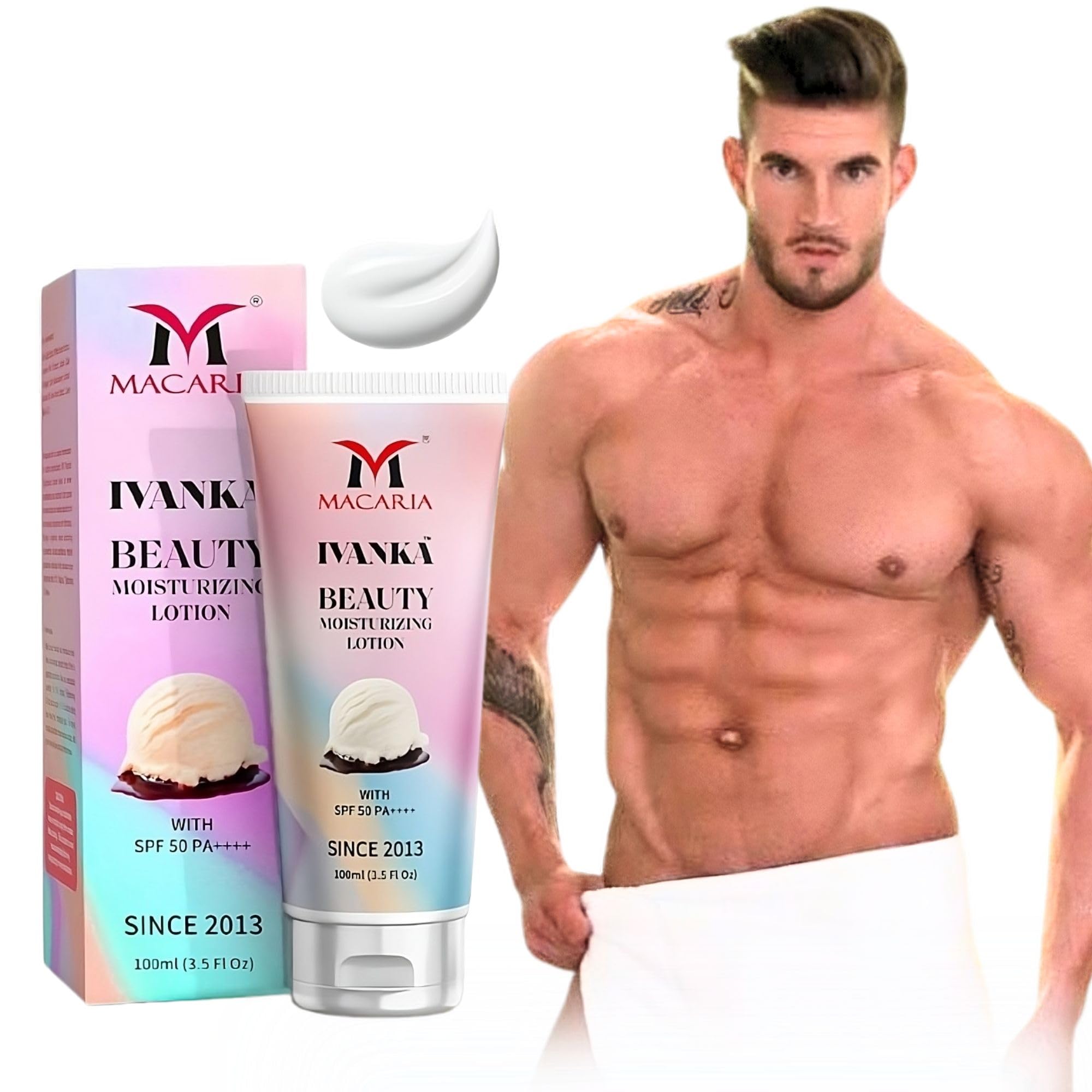 Ivanka beauty Full body skin brightening Lotion for men & Women - body lotion with spf 50