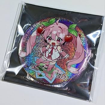 Amazon.co.jp: 桜ミク ひろはこ 2024 函館 ホログラム 缶バッジ