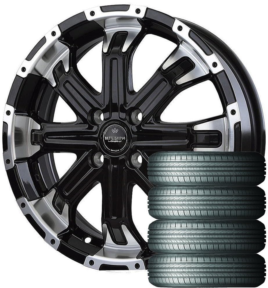 送料込　ROADSTONE 155/65R14 タイヤセット 14インチ 軽 Amazon | 【軽自動車】ロクサーニ バトルシップ 4 (14インチ4.5J