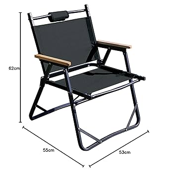 【必見】カーミットチェア　ブラック　BBQ キャンプ　椅子　アウトドアチェア 必見】カーミットチェア ブラック BBQ キャンプ 椅子 アウトドア