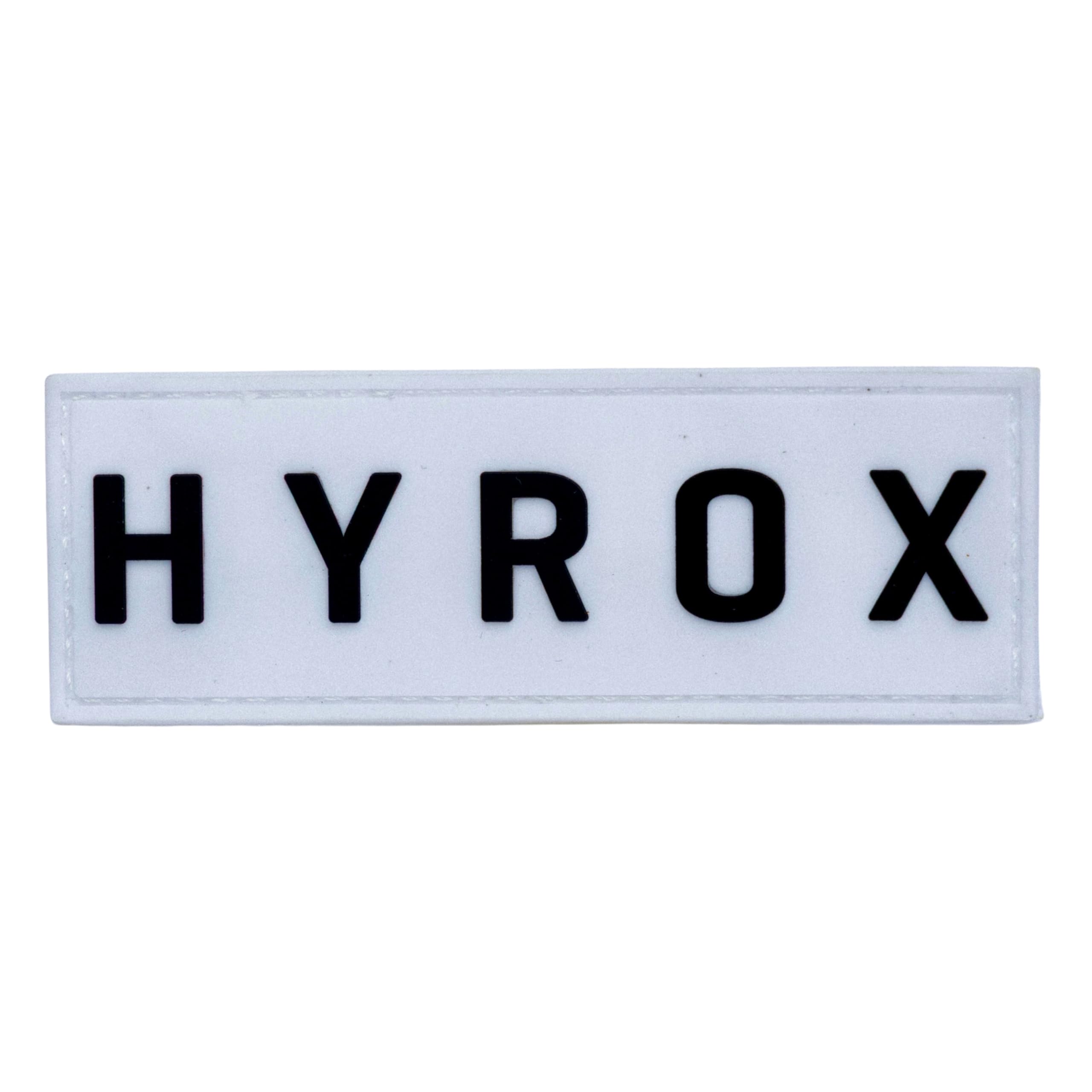 HYROX Klett-Patch PVC 3D - Taktisches Abzeichen Für Rucksack & Training