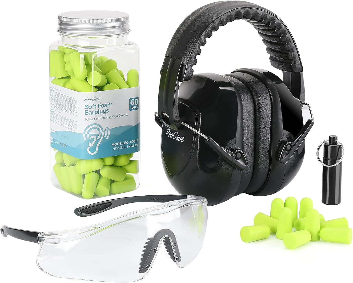 ProCase Shooting Ear Protection Earmuffs, Gun Eye