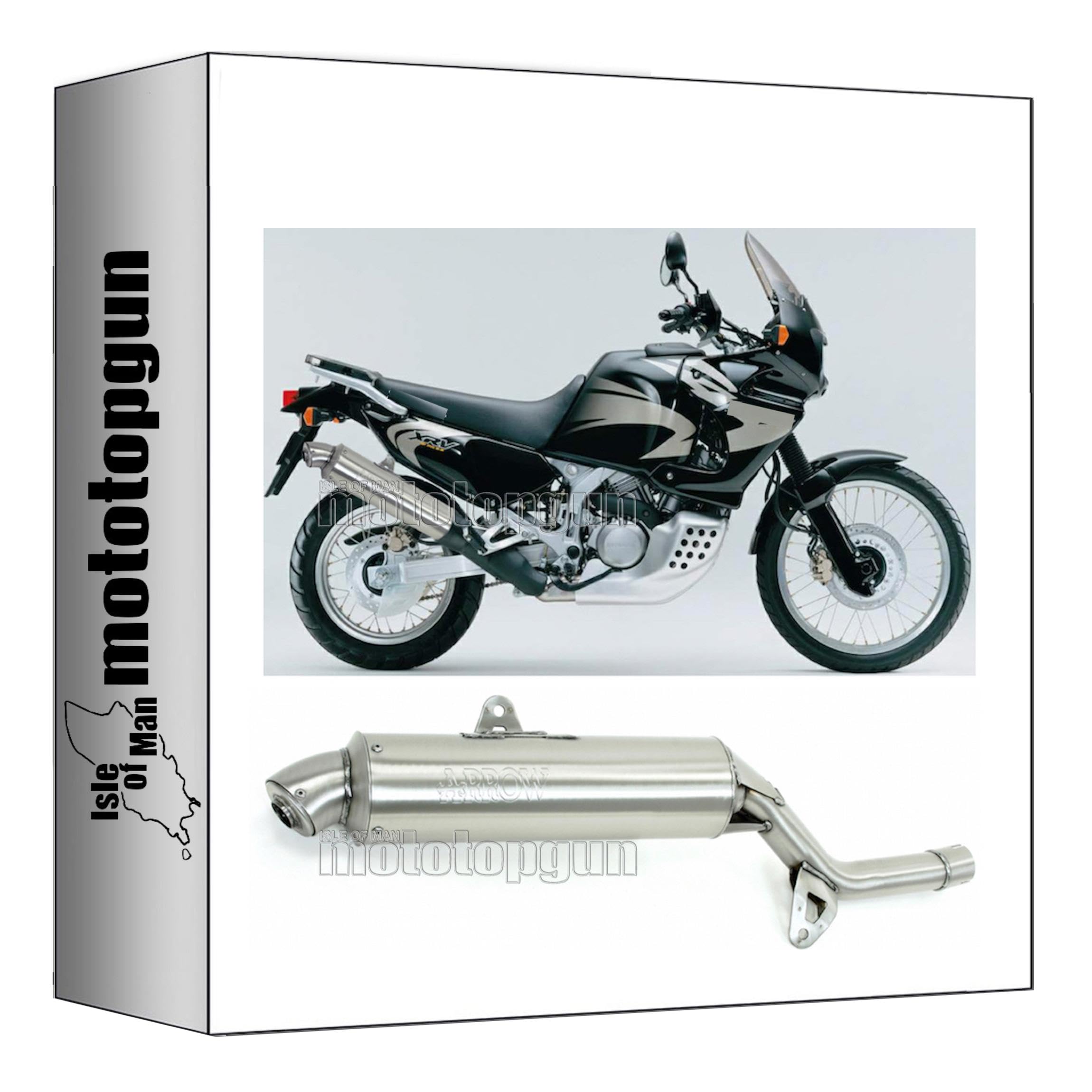 auspuff zugelassen arrow paris dacar aus edelstahl mit endkappe aus edelstahl kompatibel mit honda xrv 750 africa twin 1996 1997 1998 1999 2000 2001 2002 2003 2004 mototopgun 72639pd