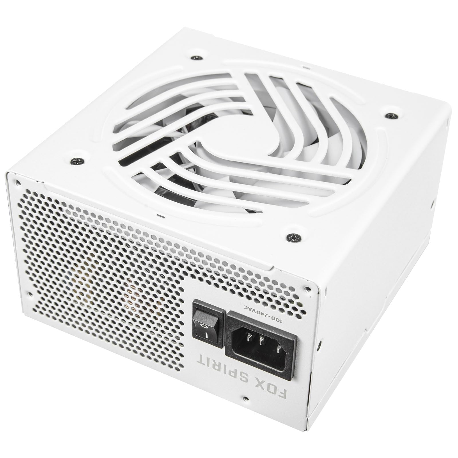 Fox Spirit HG 750 White - Alimentation PC 80PLUS Gold 750W - 100% modulaire - ATX 3.1 - Câble PCIe 5.1 / 12V-2x6 - JP Cap condensateur Primaire Japonais - Format ATX/EPS - Câbles Blancs