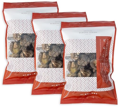 山の幸 どんこ 80g ×3袋 大分県 原木 乾しいたけ 干しシイタケ 干ししいたけ 干し椎茸 乾燥 どんこ 肉厚 乾物 天然 だし 出汁 大分県産原木 国産
