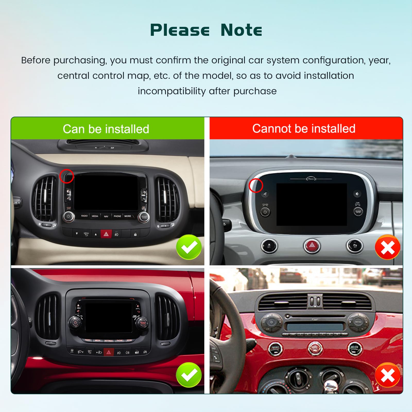 Radio samochodowe Fiat 500L 2013 2016 2018 Radio samochodowe Fiat 500L Radio samochodowe Fiat 500L 2013 2014 2015 2016 2017 2018 2019 Ekran Fiata 500L Nawigacja samochodowa Fiat 500L Carplay Fiat 500L