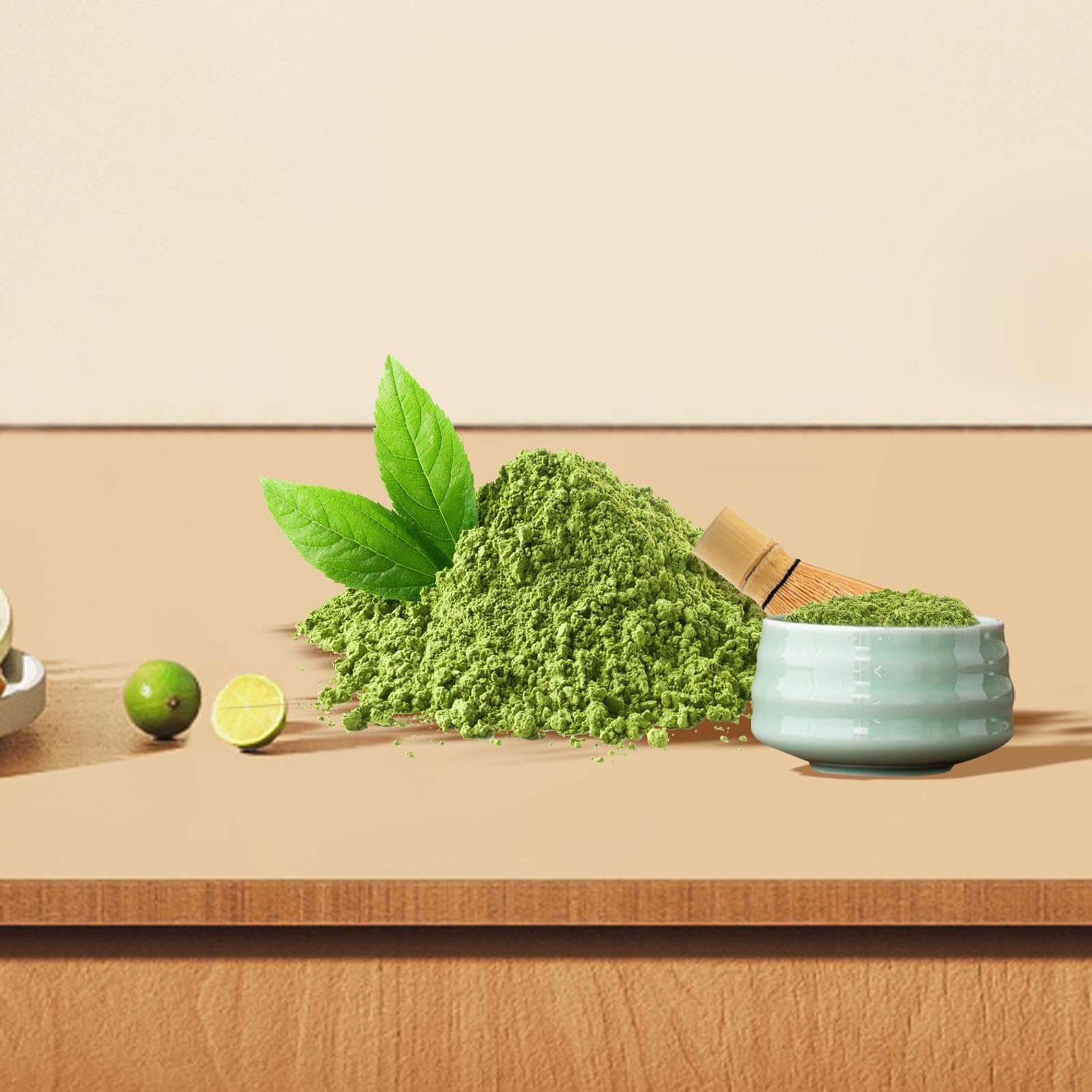 Set Préparation Matcha Japonais - Fouet En Bambou, Bol Céramique Et Cuillère Pour Cérémonie Du Thé