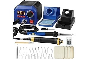 VEVOR Wood Burning Kit: Pyrography Pen for Beginners & Professionals