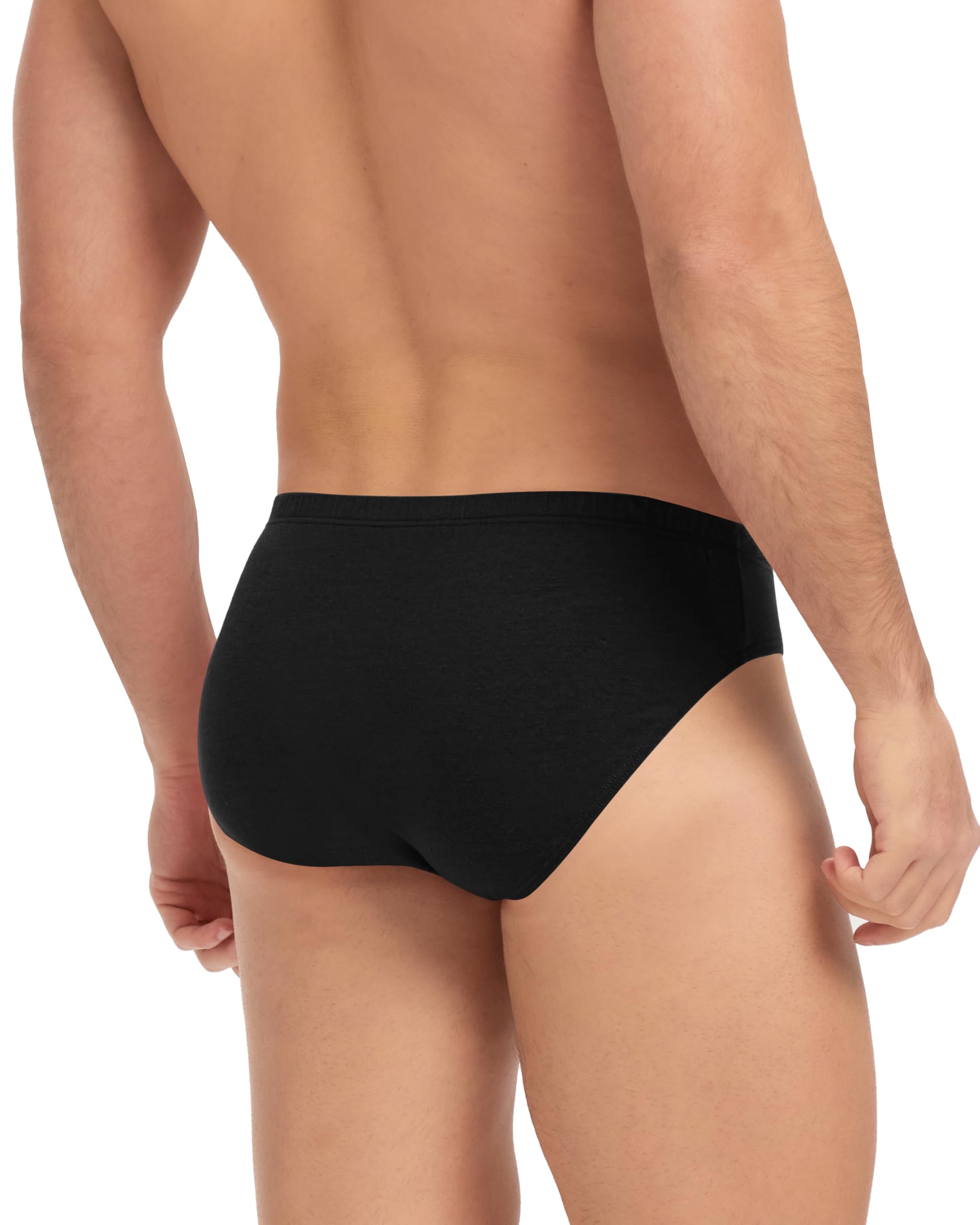 YESWEL Unterhosen Männer Slip 7er Pack, Atmungsaktive Baumwolle Unterwäsche Herren Mit Elastischer Bund, Kratzfreie Etiketten (Gr. S-3XL)
