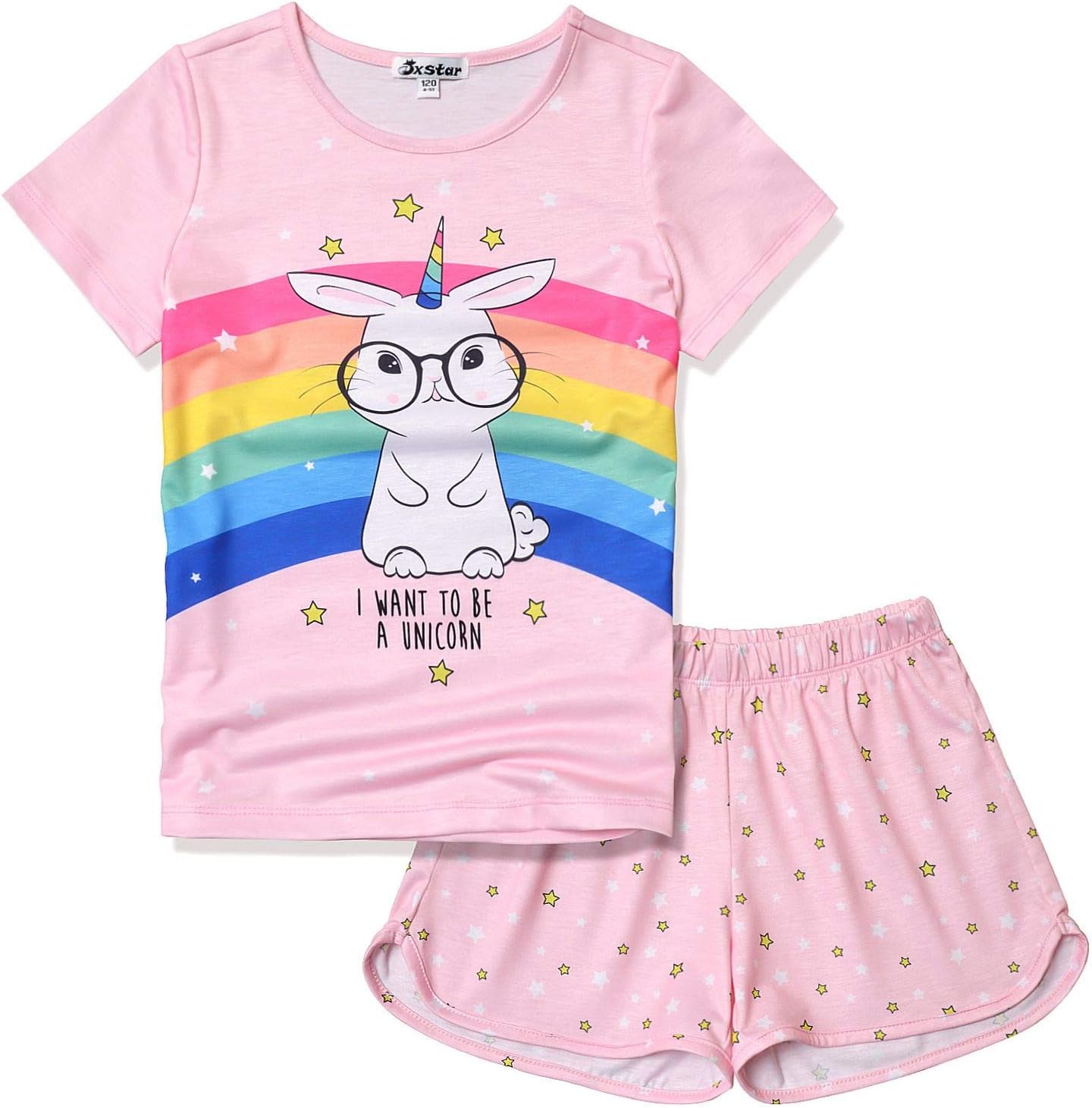 Pajamas Sets for Girls Unicorn Pjs Little Kids Summer Cotton Sleepwear …