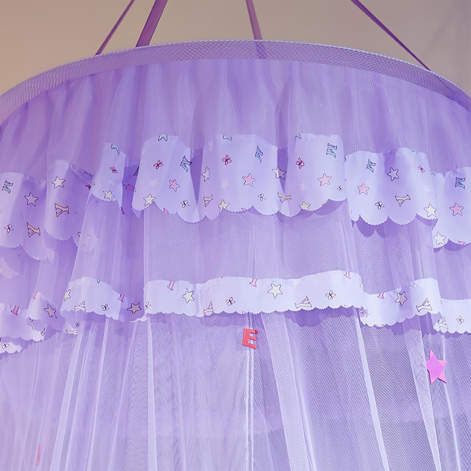 Grand Ciel de Lit Fille Moustiquaire Princesse Ciel de Lit Adulte Rose Moustiquaire Décoration Fille Chambre Princesse Tente Ciel Bébé