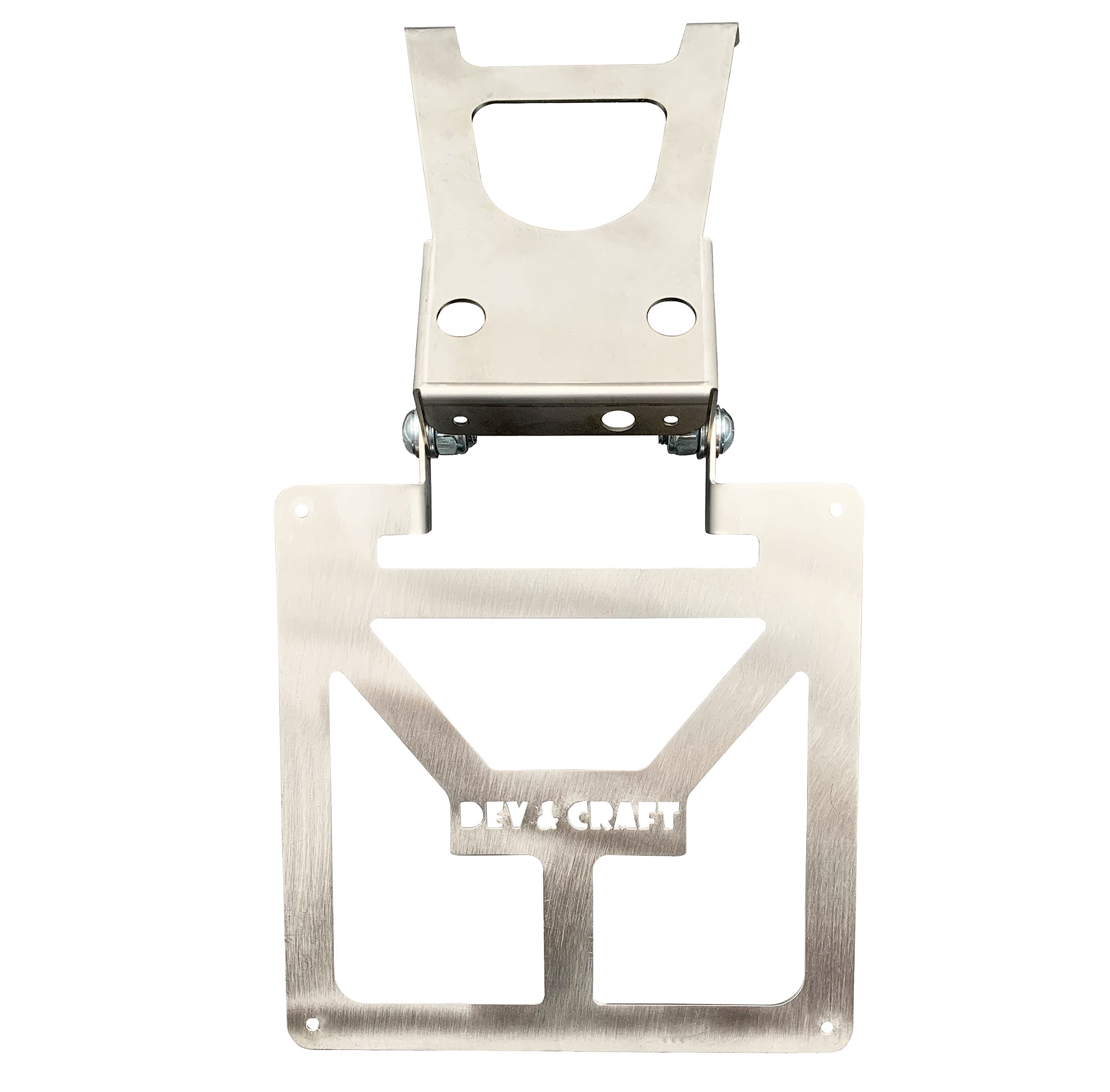 Portatarga Pieghevole Beta RR 2021 2022 2023 2024 2025 Moto Motard Enduro Targa 125 cc (Senza Verniciatura)