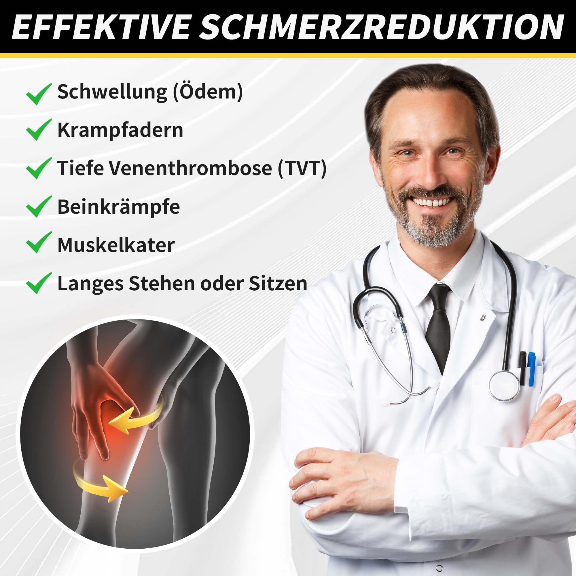 CAMBIVO 6 Paar Kompressionsstrümpfe Damen und Herren, Stützstrümpfe, Kompressionssocken für Laufen, Sport, Flug, Reise