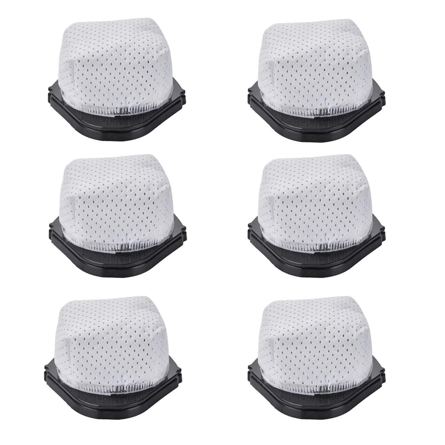 Vsgaalge 6 Pack SV780 Dust Cup Filter Replacement for Shark Cordless Hand Vacuum SV75Z SV728N SV726N Replaces Part # XF769, XSB726N