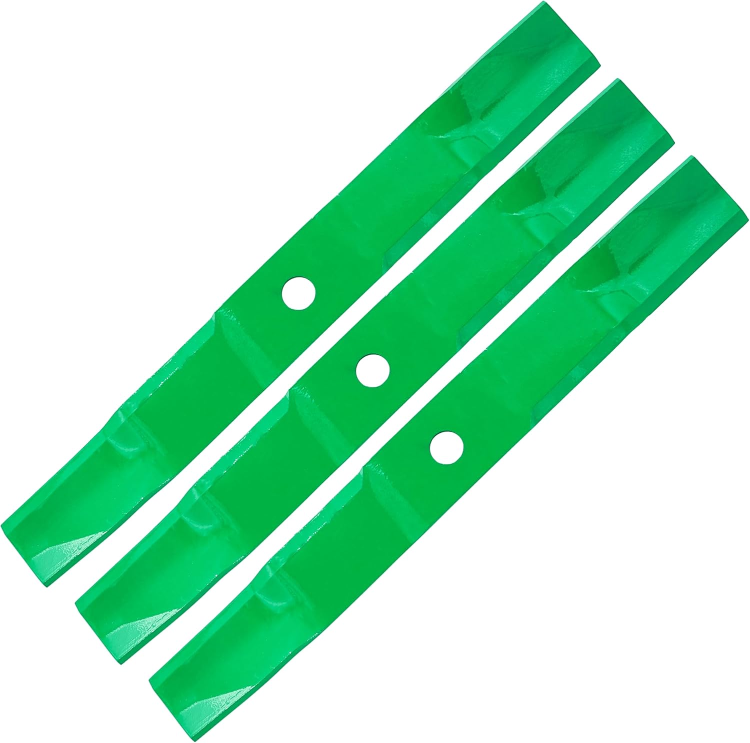 Caltric 60" Mower Deck Blades Compatible with John Deere Z915B Z915E Z920A Z925A Z930A Z930M Z930R 4610 4710 4100 4200 4300 4400 4500 4600