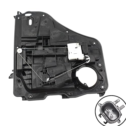 LOSTAR Conjunto de regulador de ventana con motor para Do-dge Nitro 2007-2011 (conductor trasero izquierdo)