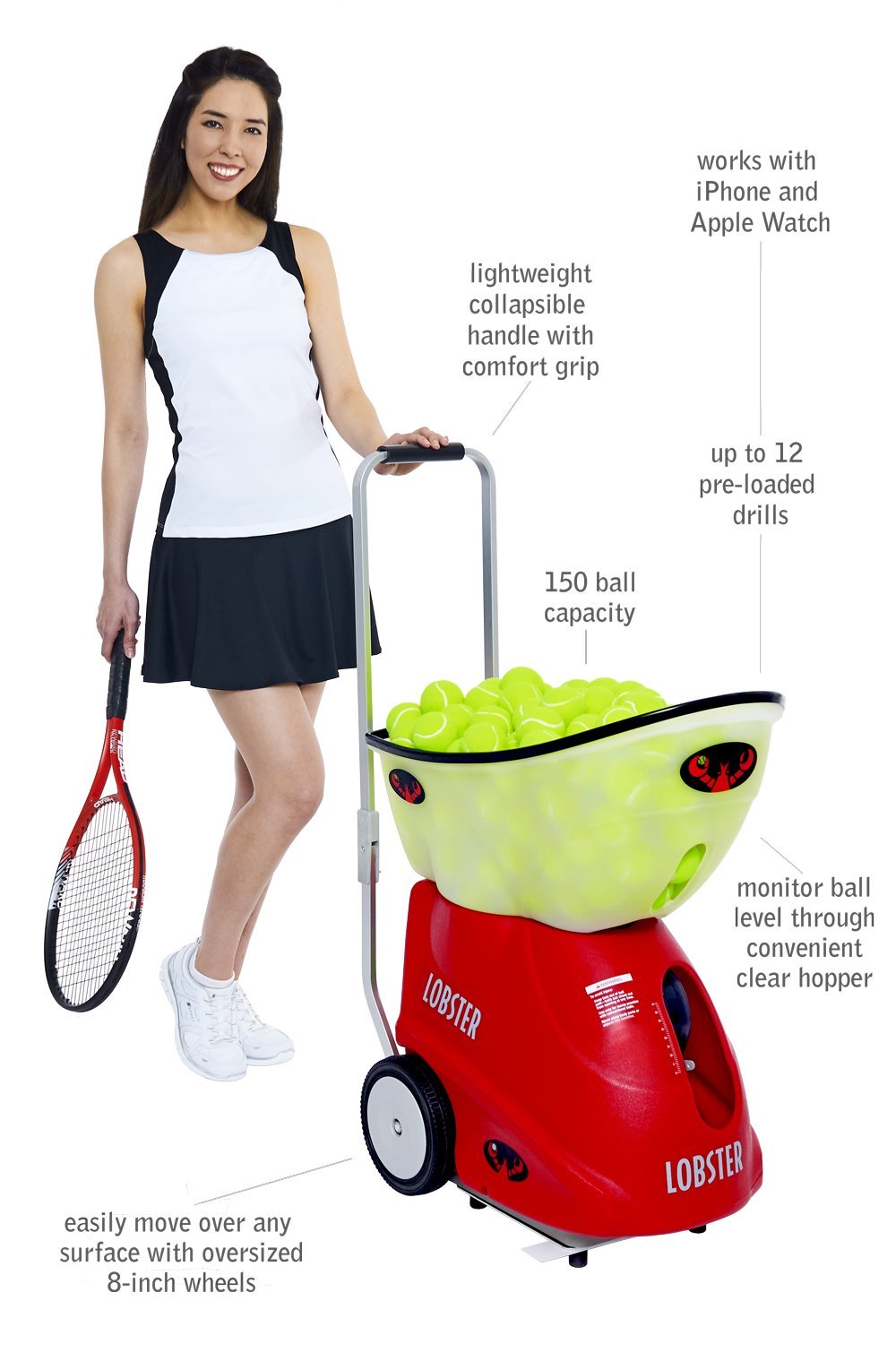 Buy Lobster Sports Elite Grand Five Battery Powered Tennis Ball