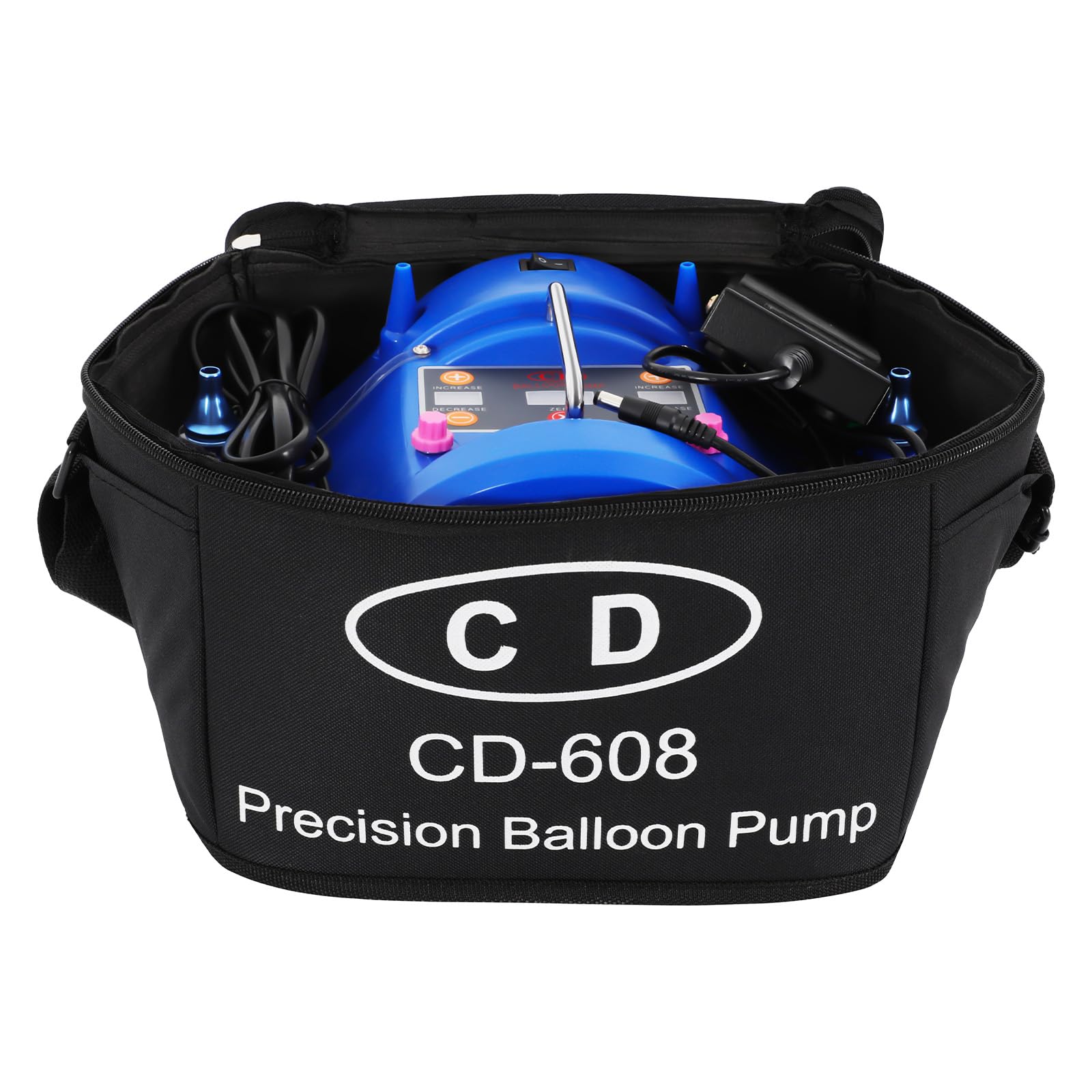 Pompa elettrica per palloncini, pompa per palloncini da 1200W con pedale, pompa per palloncini portatile a doppia uscita per gonfiare palloncini per decorazioni per feste, matrimoni, compleanni e