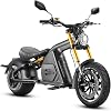 eAhora 4000W 50MPH M1P pro Electric Motorcycle for Adults, 72V 35Ah Lithium Battery 3H Fast Charge 70 Miles Long Range, Full Suspension Dual Hydraulic Brakes, Street Legal Motobike