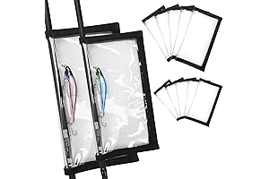 10 Pieces Fishing Lure Wraps, Clear PVC Lure Covers, Durable Fishing Bait Storage Protector