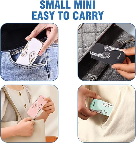 Miniatura 7 de Dispensador de hilo dental portátil, con una caja de hilo dental, dispensador automático de púas de hilo dental para limpieza de dientes,