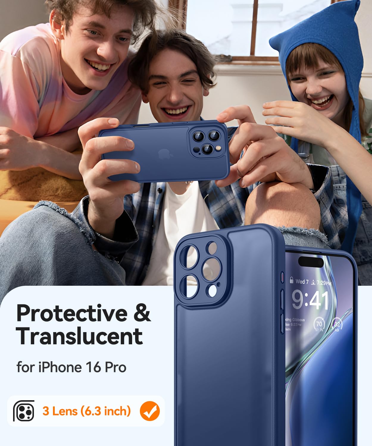 CANSHN Matte for iPhone 16 Pro Case - Image 2