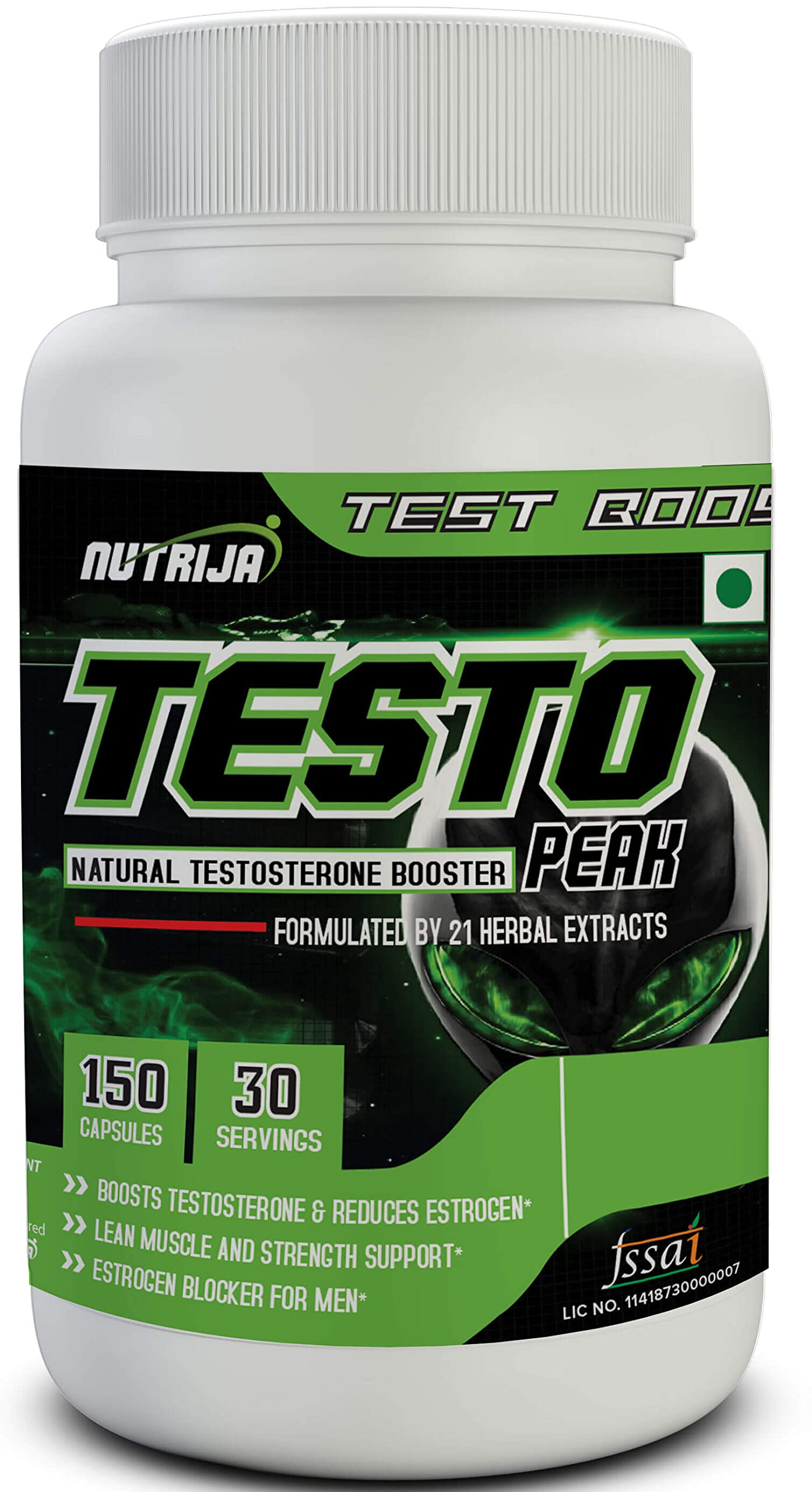 NutriJaTesto Peak 150 Capsules (Pack of 2)