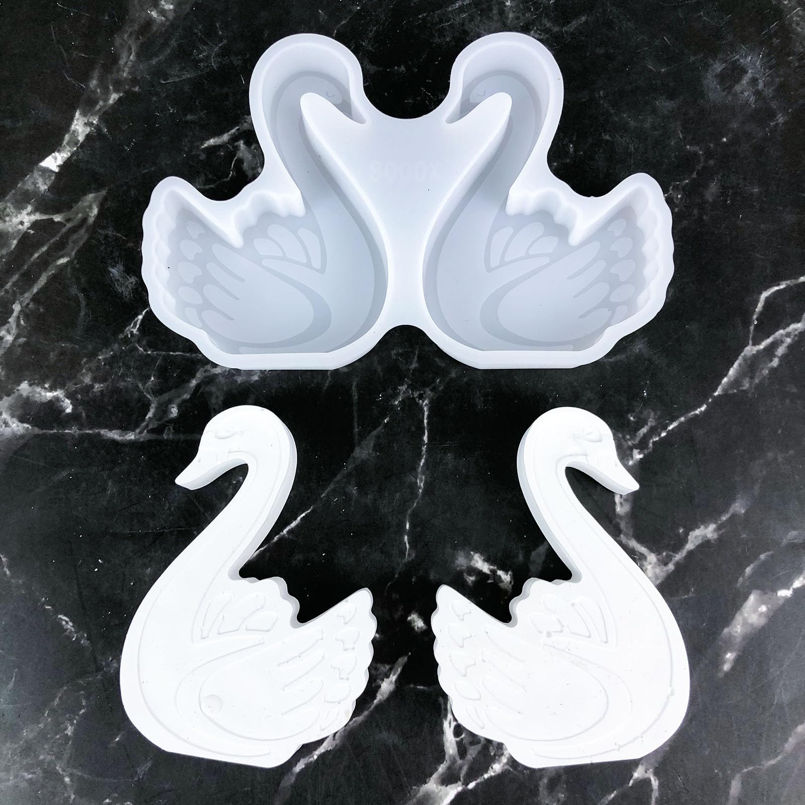Stampo ornamentale a forma di animale Stampo in silicone flessibile per la decorazione della casa gesso pratico strumento per la creazione di gioielli