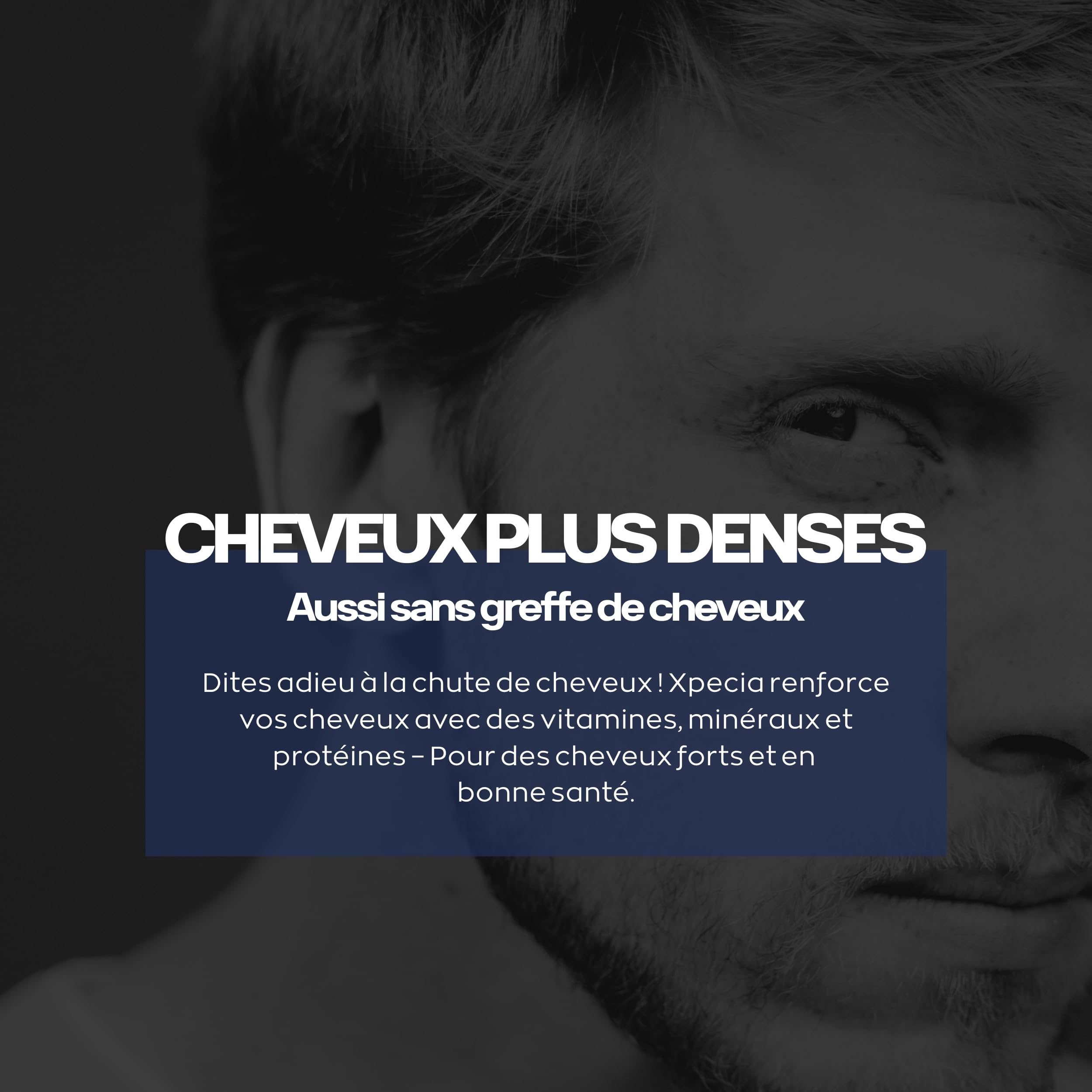 XPECIA Comprimés pour hommes contre la chute des cheveux, bloque la DHT, nouvelle formule de croissance des cheveux 120 Unité (Lot de 2 boites de 60)