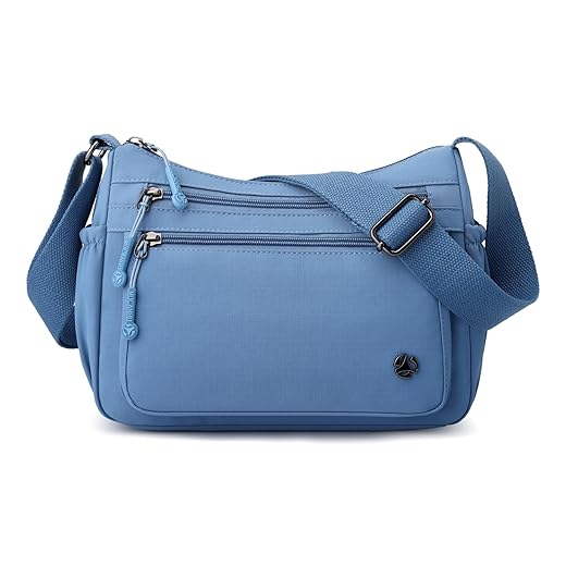 Casual Crossbody Bag with Anti Theft Pocket - Women Lightweight Water-Resistant Purse Bag